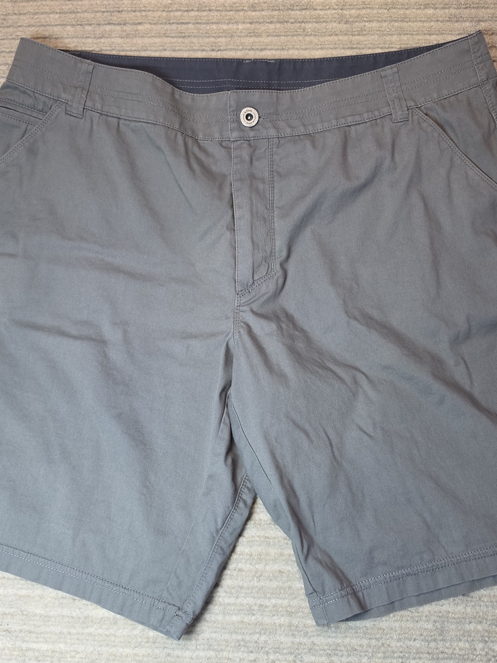 Kuhl Renegade Shorts Mens 38 Charcoal Grey Hiking Outdoor Performance 10" Inseam
